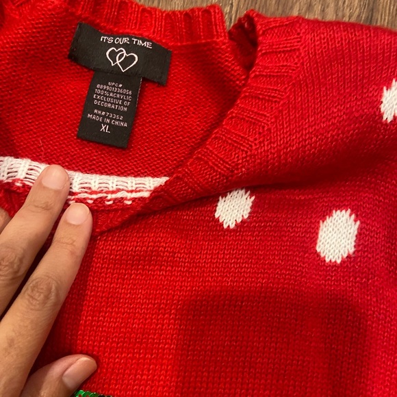 Girls Christmas sweater - Picture 2 of 2